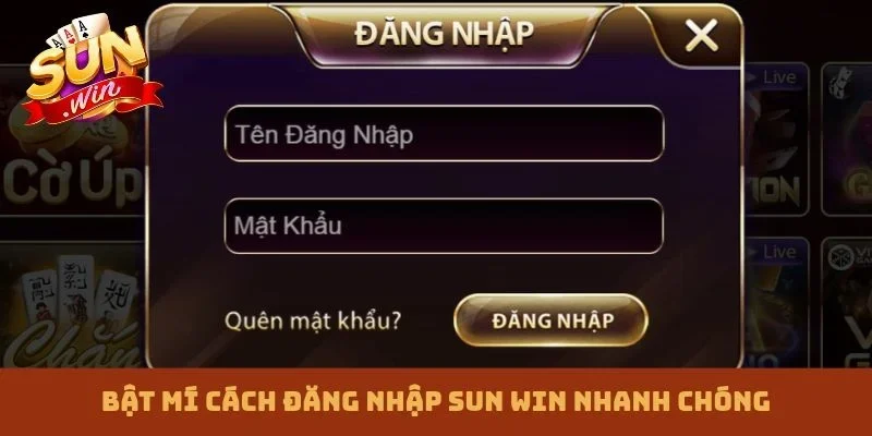 Bật mí cách đăng nhập Sun win nhanh chóng