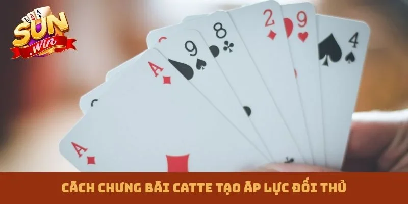 Cách chưng bài catte tạo áp lực đối thủ