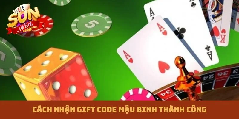 Cách nhận gift code Mậu Binh thành công