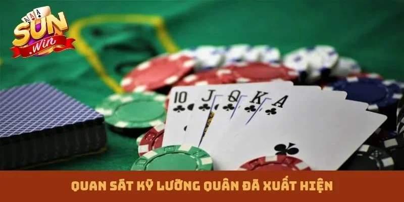 Quan sát kỹ lưỡng quân đã xuất hiện